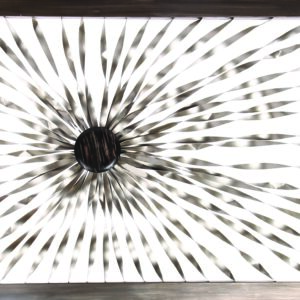 SCULPTURE MURALE CADR’AVEN – illusion d’optique en métal