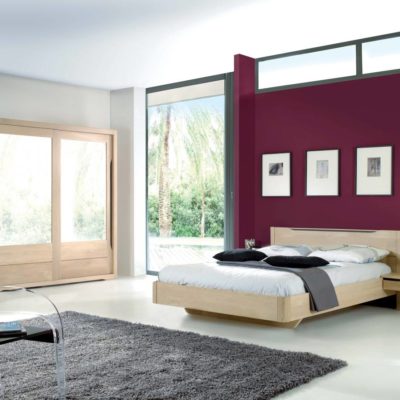 Chambre a coucher LILOU en chene massif