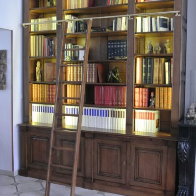 Bibliothèque sur-mesure 100% chêne massif
