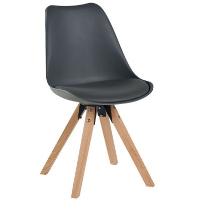 chaise-benny-gris-CHABENGRIS-pied-hêtre-meubles-gibaud-nord
