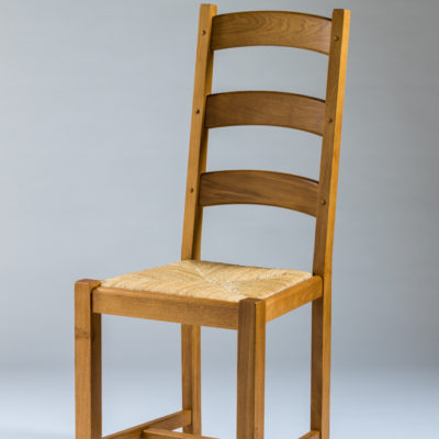 chaise rustique chene massif assise paille haut de gamme