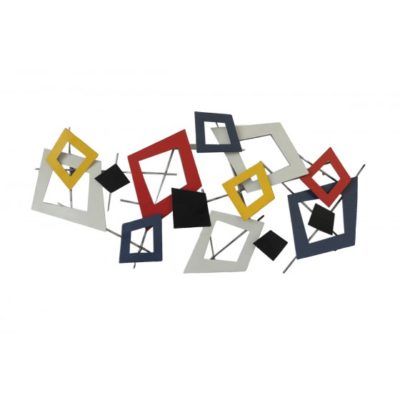 Décoration murale design Socadis – LOSANGES DESTRUCTURÉS MULTICO ARTY