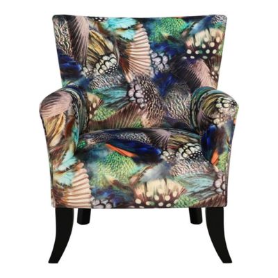 fauteuil motif multico