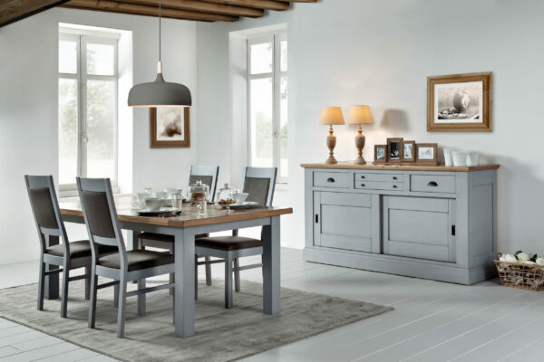 salle-a-manger-table-buffet-esprit-campagne-chic-rustique-chene-gris-ROMANCE-Meubles-Gibaud-nord