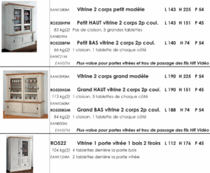 Collection ROMANCE - Salle à manger en chêne massif fabriquée par les Ateliers de Langres / meubles