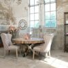 table ronde bois brut
