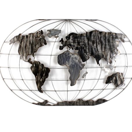 decoration-murale-metal-mappemonde
