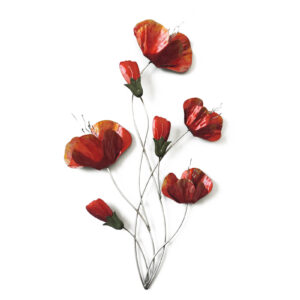 sculpture-murale-coquelicots-rouges-decoration