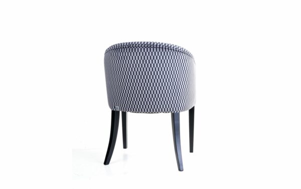 fauteuil motif bleu