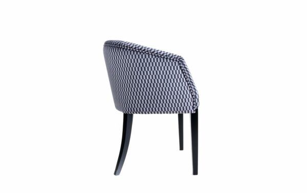 fauteuil bleu noir