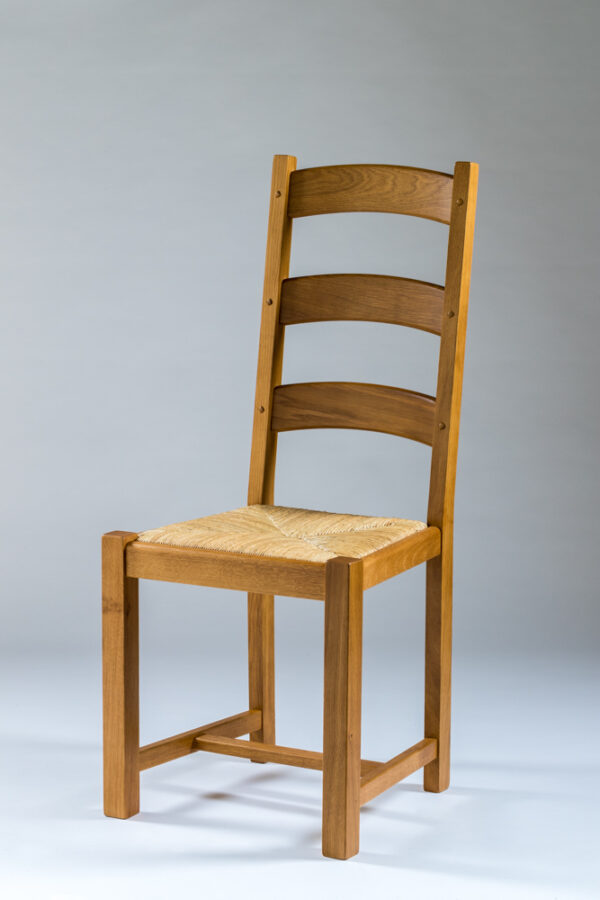 chaise rustique chene massif assise paille haut de gamme