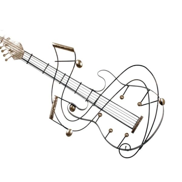 sculpture guitare mural deco musicien