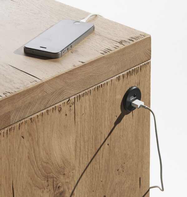 console avec prises charge usb integre