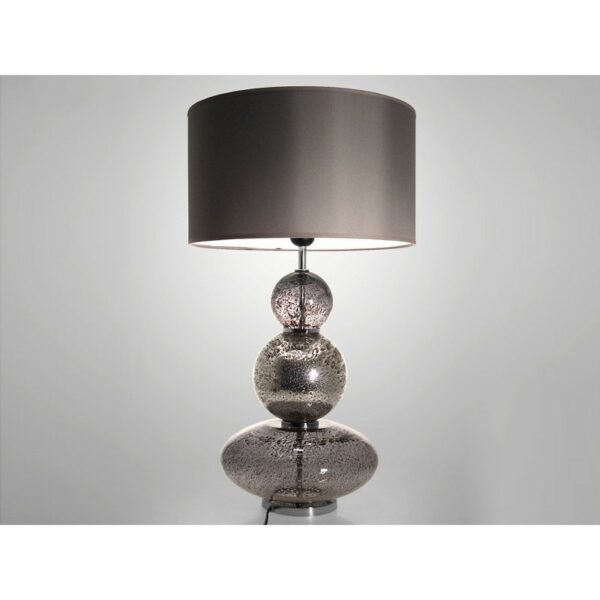 lampe moderne verre gris