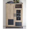 meuble de rangement vaisselle bois métal