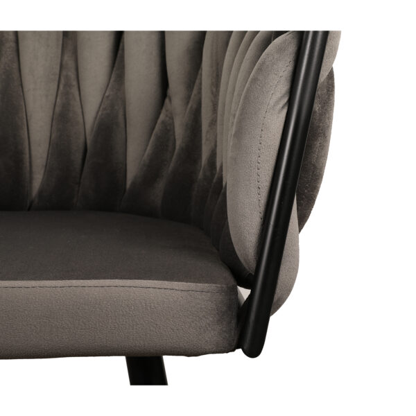 chaises de salle à manger confortables originales design dossier tressé