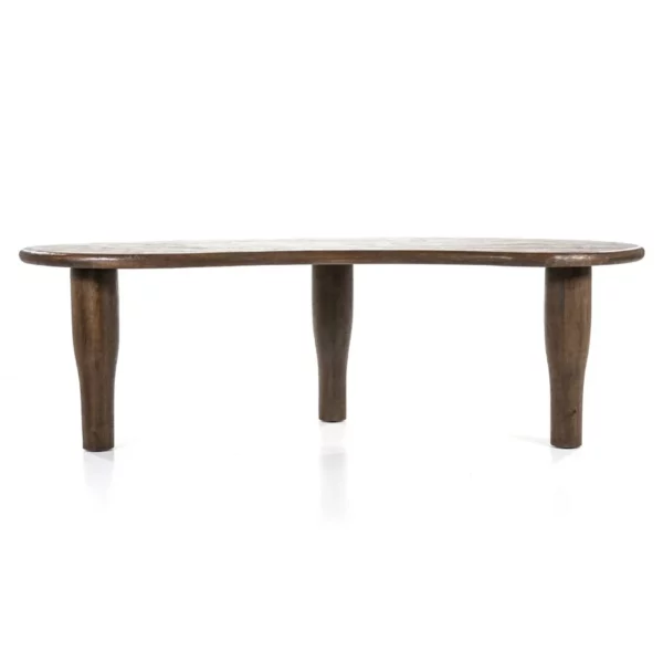 table de salle a manger originale bois marron