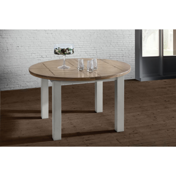 Table ronde ROMANCE en chêne massif