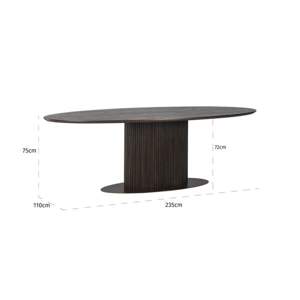 Table design originale bois