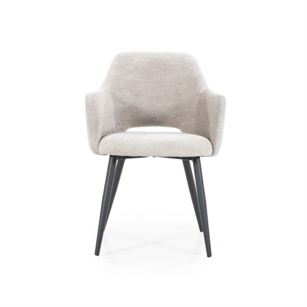 chaise moderne très confortable tissu beige