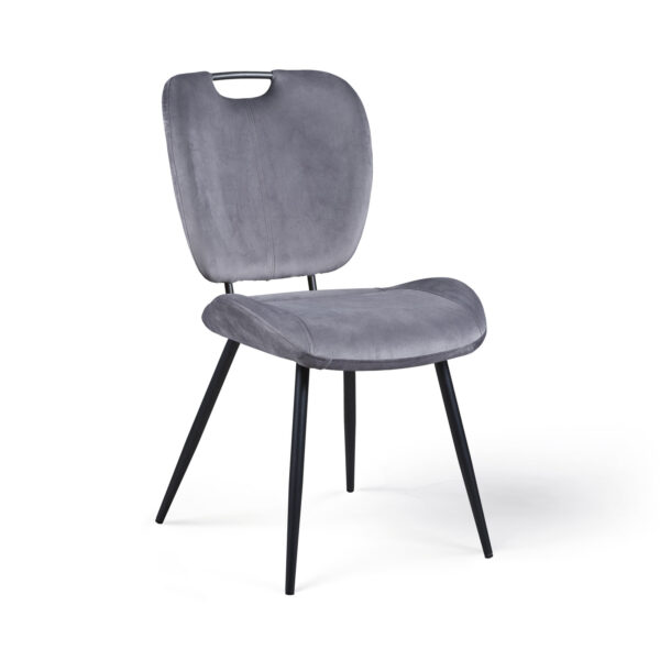 Chaise NADÈGE gris souris