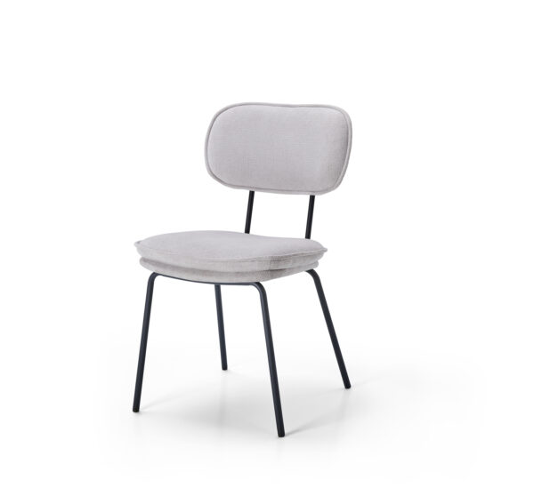 Chaise moderne et colorée HONEY gris clair meubles couture