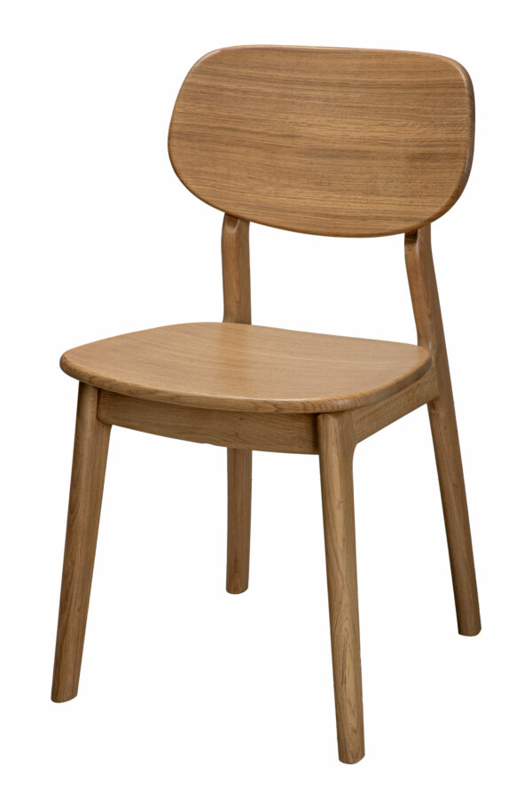 chaise en bois chêne naturel