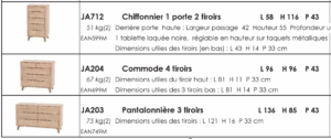 Literie en chêne massif fabriquée en France par les Ateliers de Langres