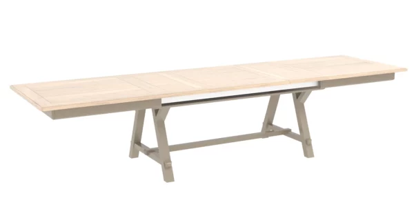 Table extensible COSY, fabriquée en chêne massif par les Ateliers de Langres.