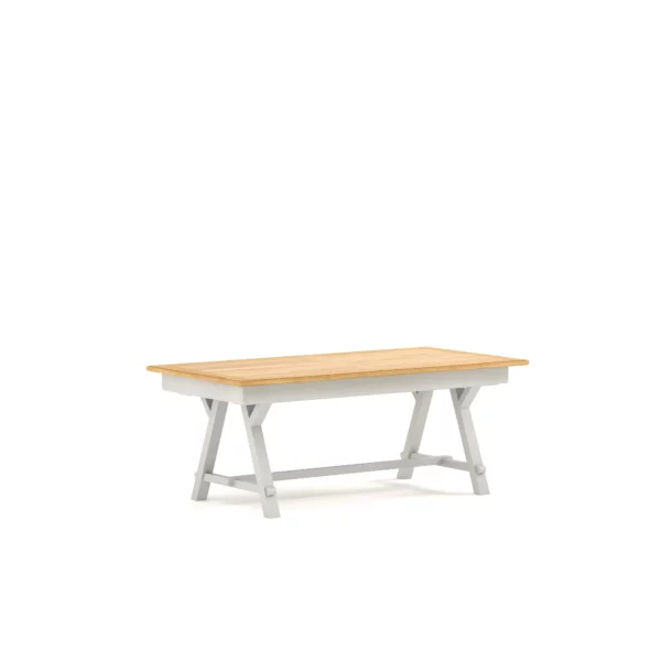 Table extensible COSY, fabriquée en chêne massif par les Ateliers de Langres.